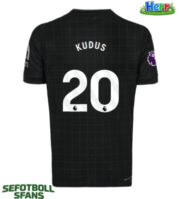 Tottenham Hotspur Mohammed Kudus #20 Bortatröja 2025-26 Kortärmad